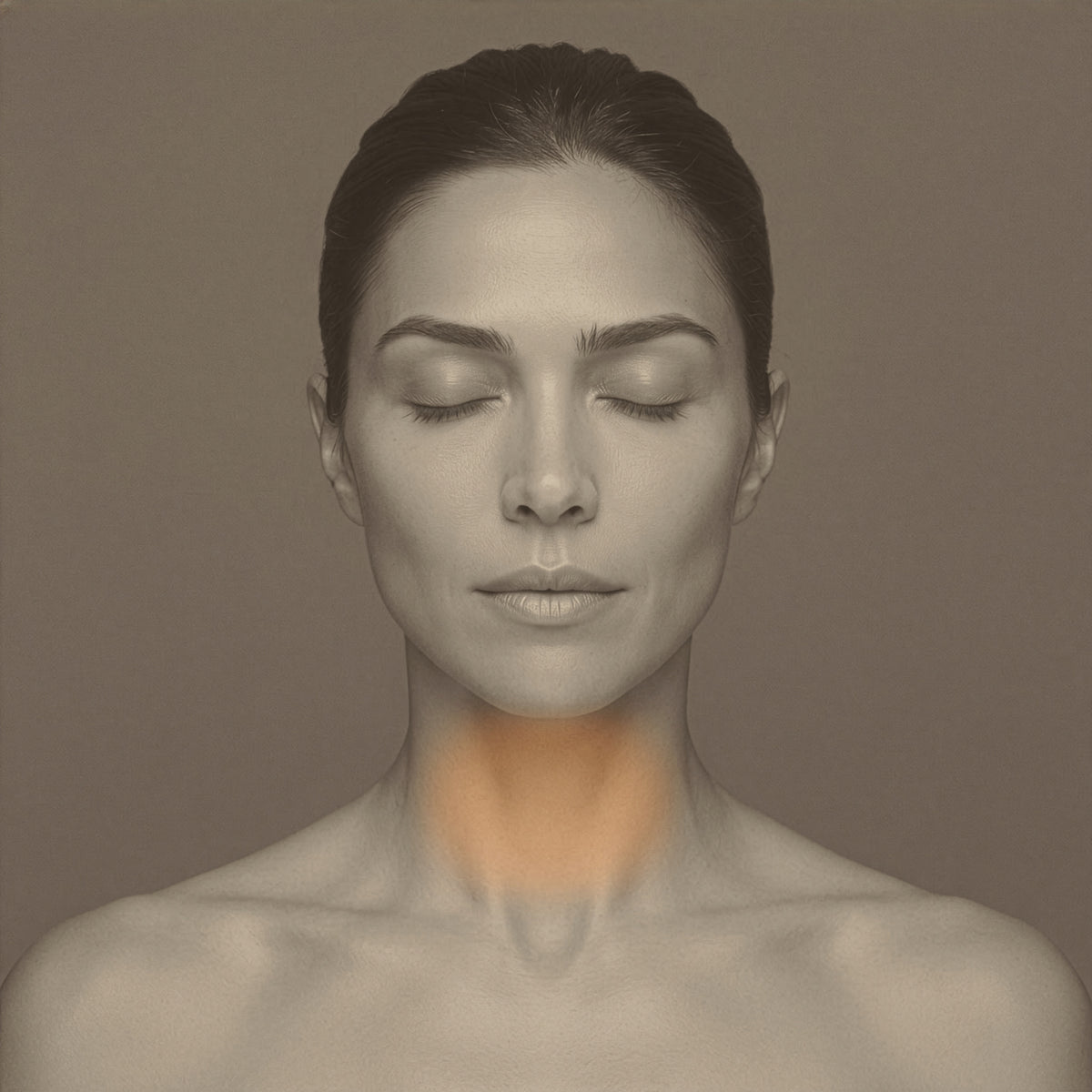 Neck treatment area highlighted for laser hair removal at Bare Beauty Collective in Suffern, NY