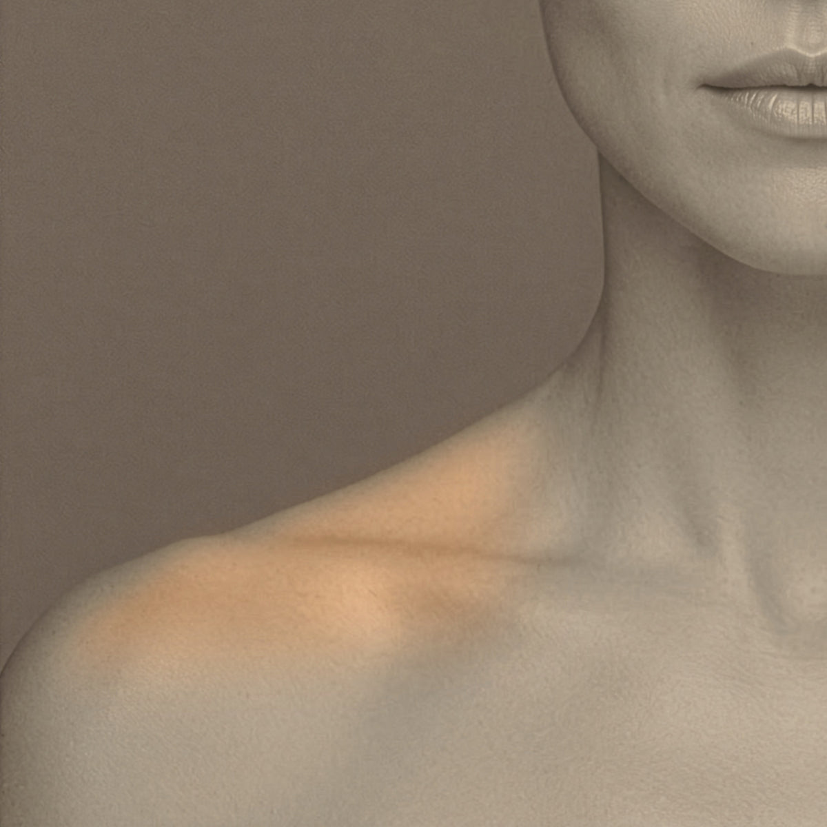 Close-up of the shoulders treatment area for laser hair removal at Bare Beauty Collective in Suffern, NY